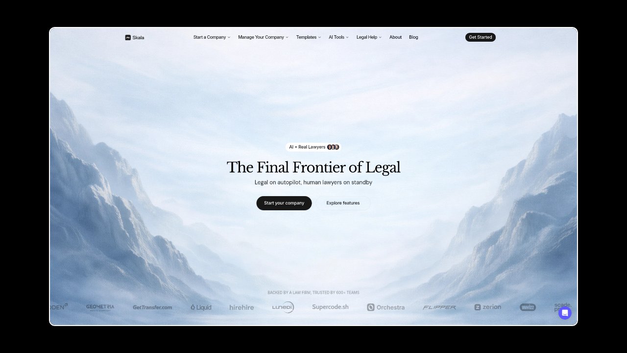 Homepage of Skala