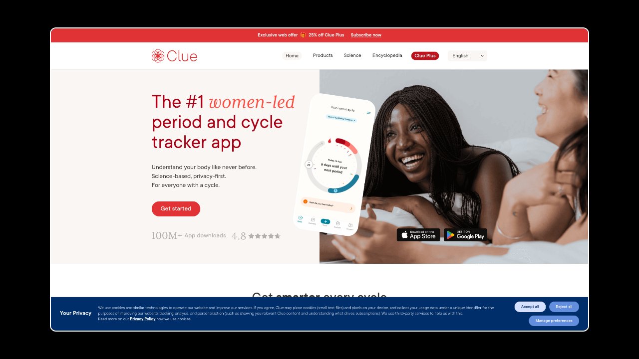 Homepage of Clue