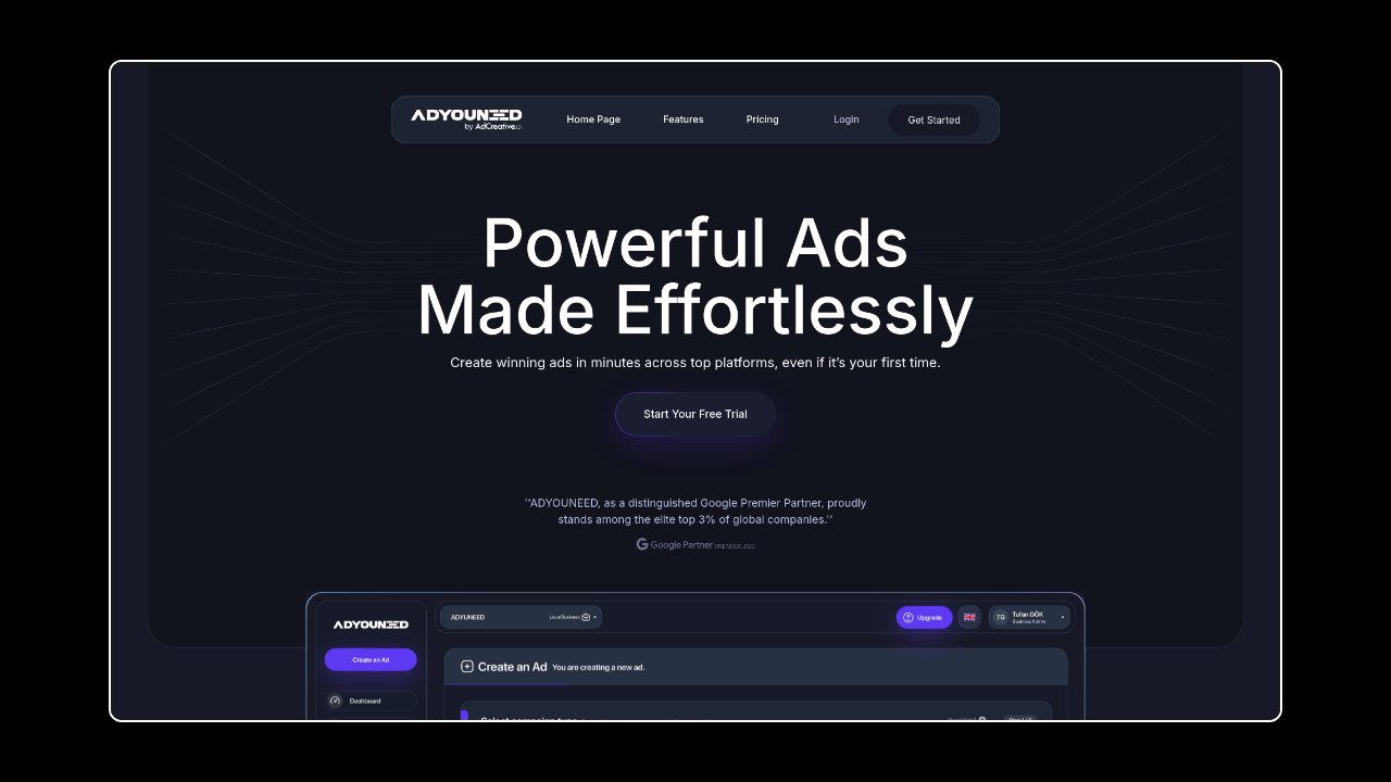 Homepage of ADYOUNEED