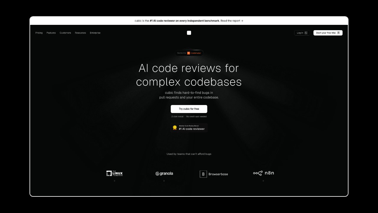 Homepage of Cubic