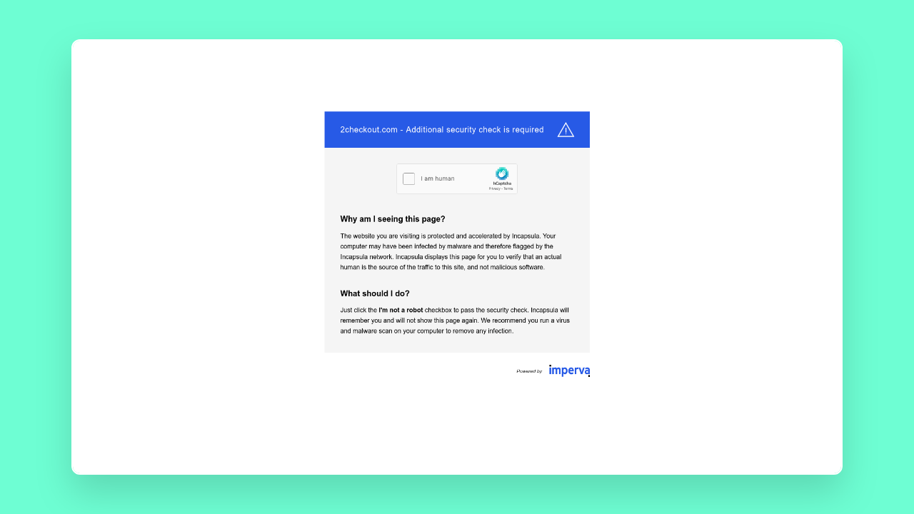 Homepage of 2Checkout Monetization Platform