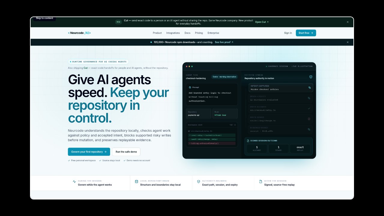 Homepage of Neurcode