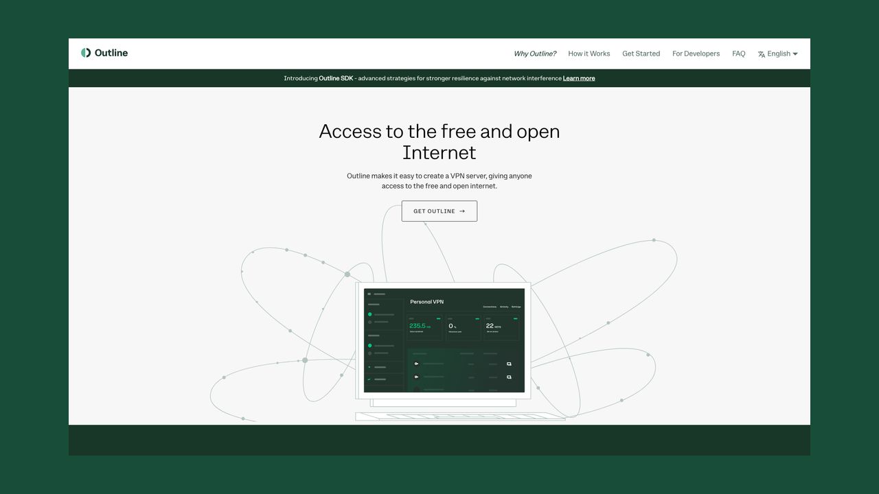 Homepage of Outline